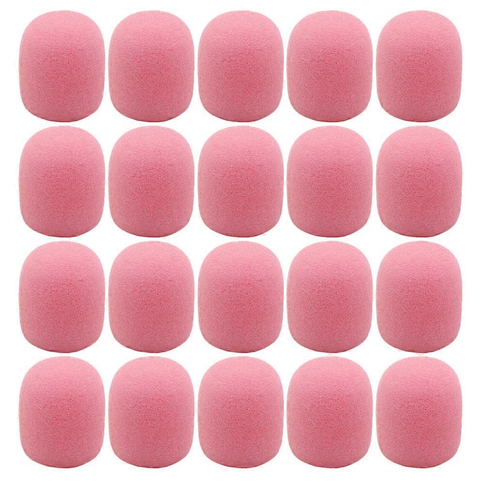 20pcs Microphone Wind Covers for Lapel Mics, Windproof Sponge Windscreens for Clear Sound, Durable & Easy to Replace Mic Accessories