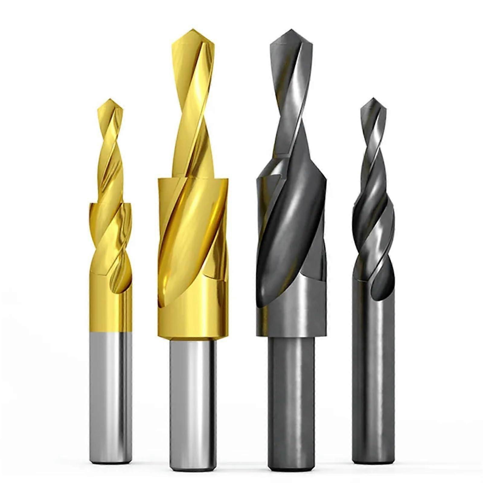 Cobalt Step Drill Bit Stainless Steel M12 90mm Countersunk Head Torsion Drill for Countersunk Holes 1 Piece Yellow