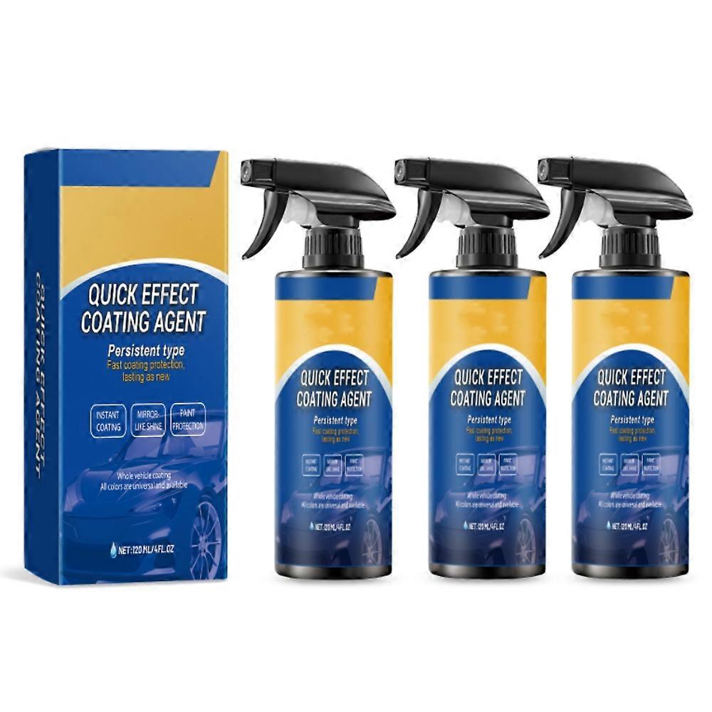 3pcs Advanced Car Quick-Acting Coating Agent Spray,Car Coating Spray,Multi-functional 120ml