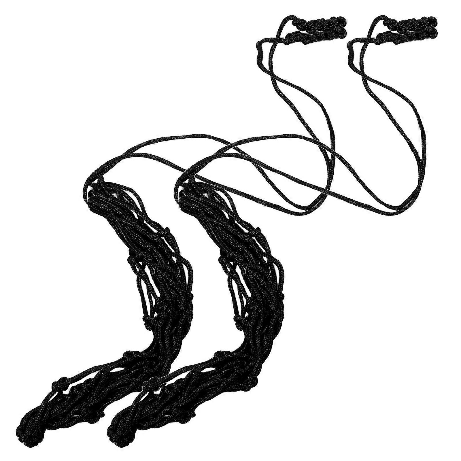 Soccer Training Equipment Soccer Kick Trainer Net Compact Design For Indoor Training Black 2Pcs