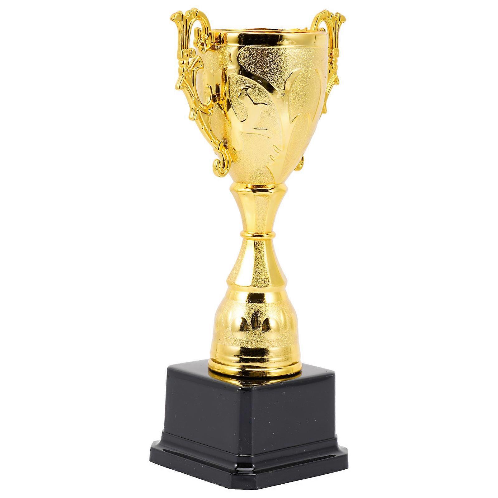Plastic Gold Trophy Awards Kids Award Trophy Cups Bright Color Workmanship For Parties 8.3×4.3×2.9in 1Pack