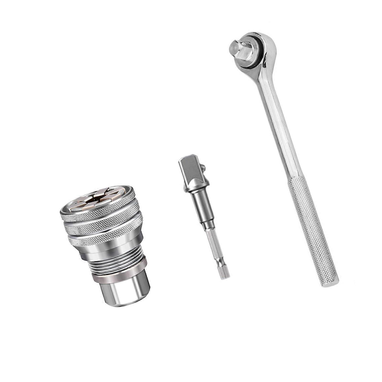 Universal Socket for Standard 10-19 mm Sizes Compatible with 3/8 Inch Ratchets, Torque Wrenches, and Drill Sets