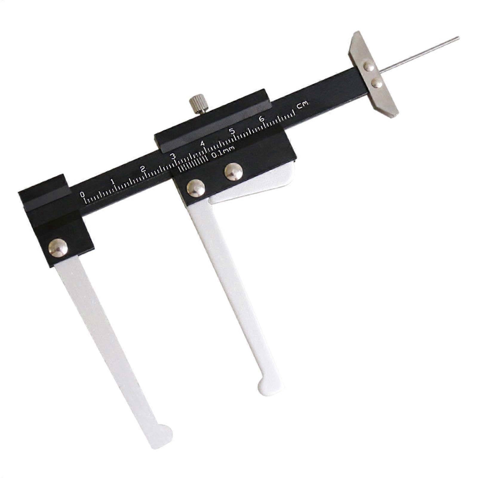 Brake Disc Measuring Tool | 0-60mm Brake Rotor Gauge, Metric Thickness Ruler, Tyre Tread Depth Gauge for Cars
