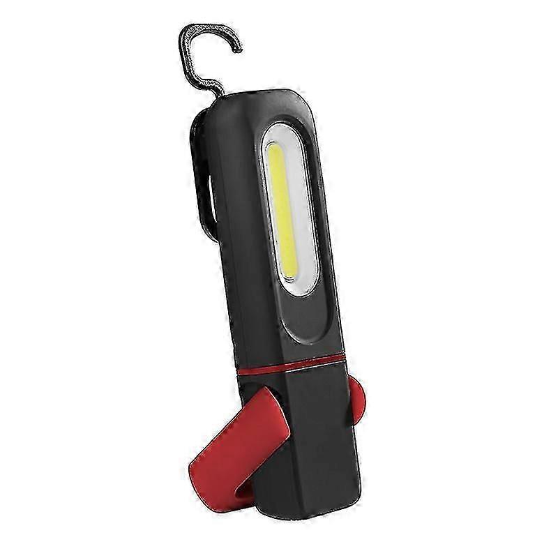 Rechargeable Led Work Light, 2 In 1 Inspection Light With 360 Degree Rotation And 5w Cob Led Torch Lamp With Magnetic Base And Hook For Automotive Wor