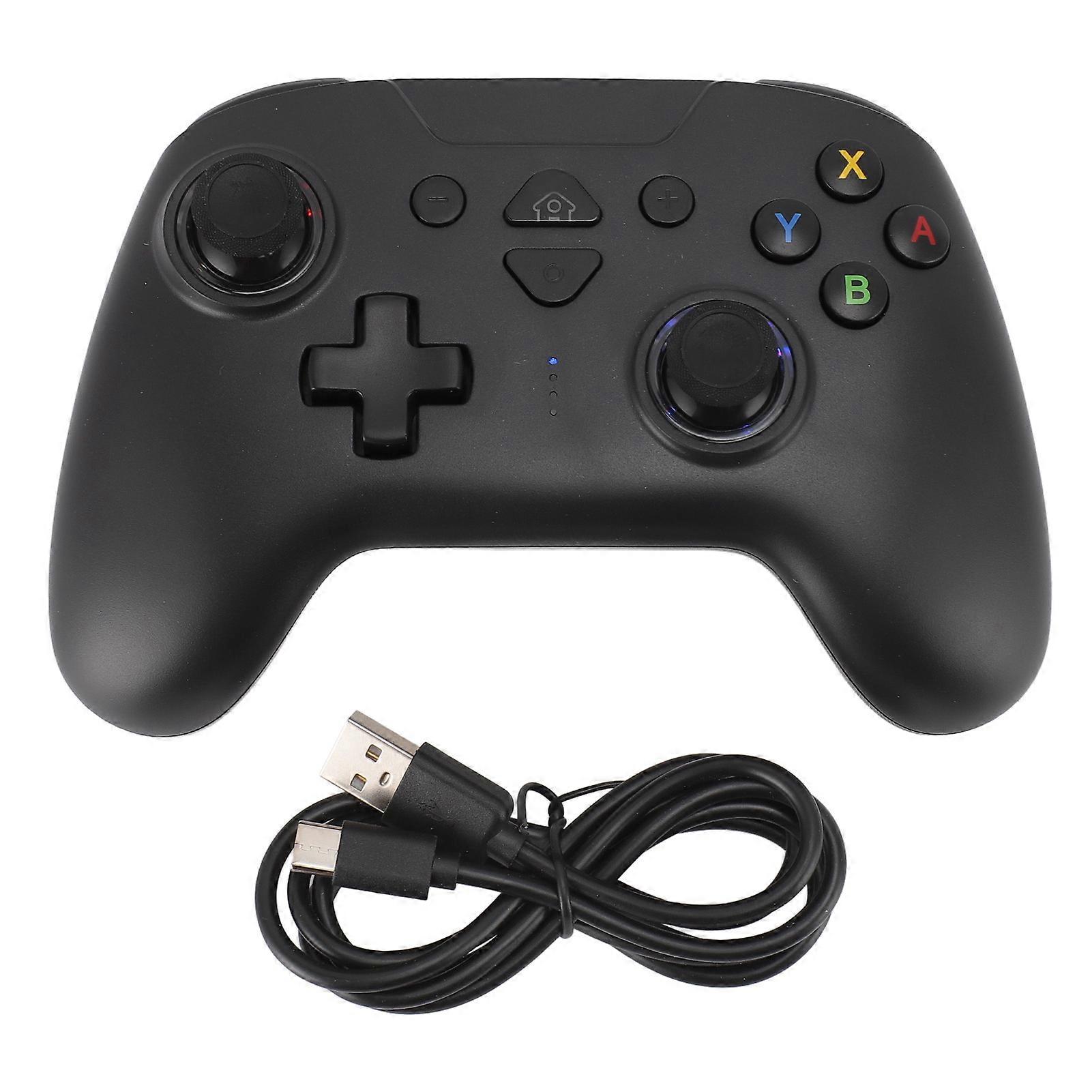 Wireless Bluetooth PC Game Controller with Dual Vibration and Programmable Features