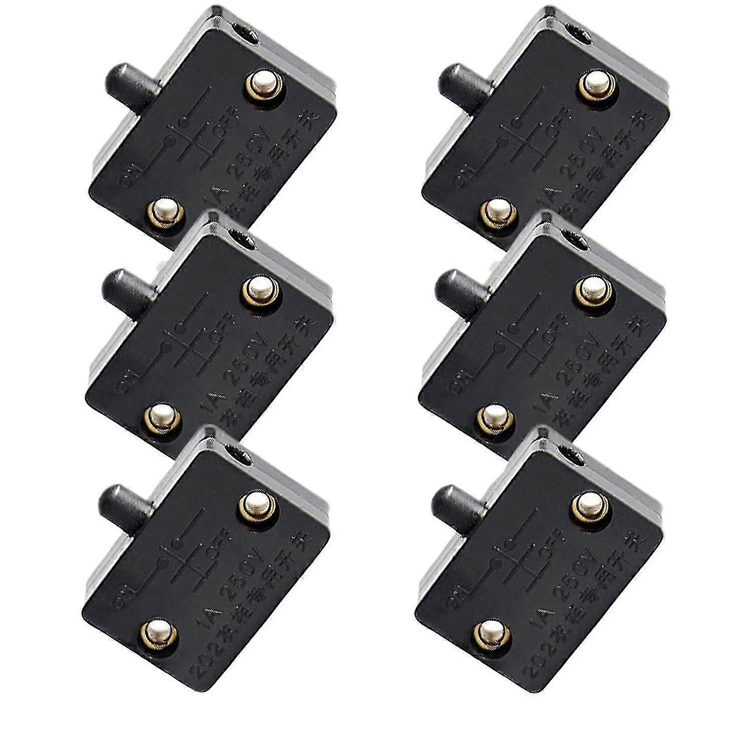 suitable for 6pcs door led switch, normally closed cabinet electrical lamp switches, compatible closet light