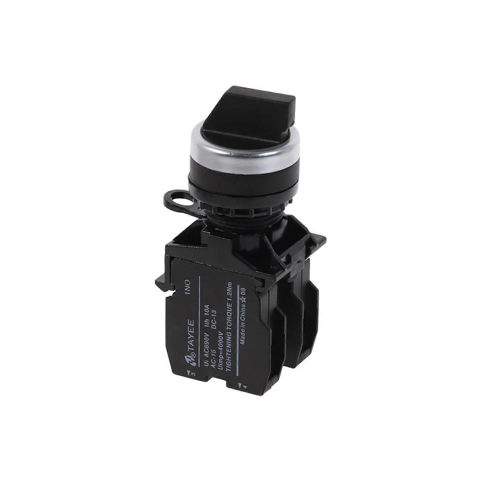 2 Position Selector Switch Push Button Type 1NO1NC