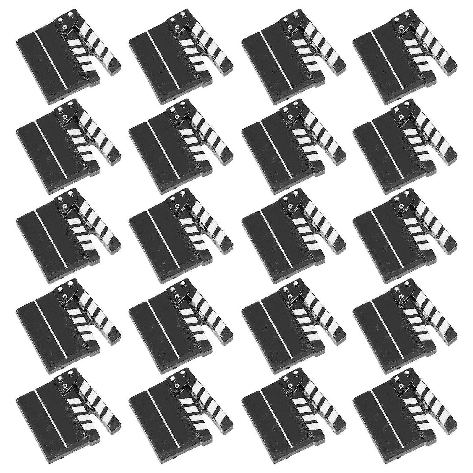 Decorative Mobile Phone Decoration Resin Toys Clapper Board Shaped Diy Craft Projects Gift Giving 2X19cm 20Pcs
