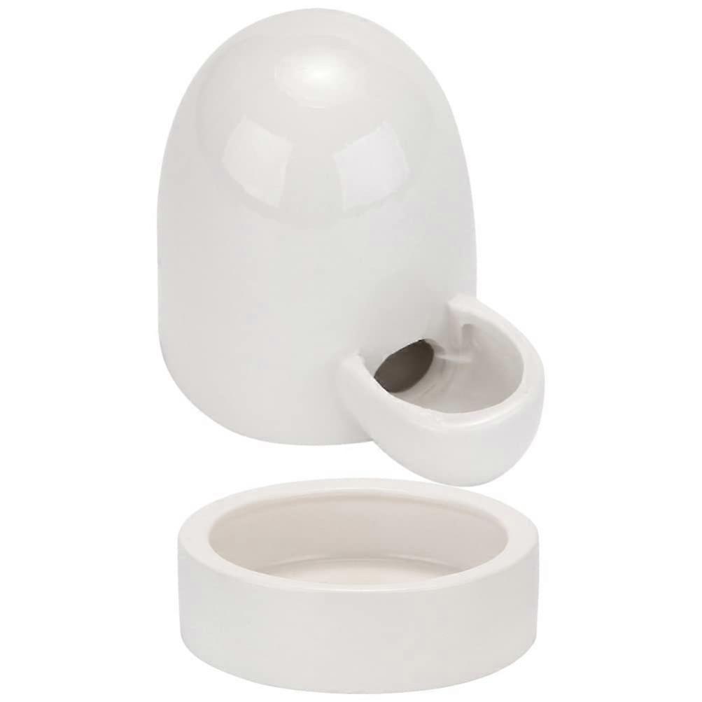 Poultry Drinker Set for Chickens - Durable Waterer and Food Feeder with Feet for Hens and Chicks, 1 Gallon Capacity