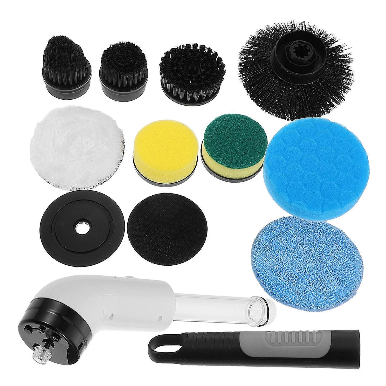 Floor Scrubber Electric Scrubber For Home Cleaning Automatic Liquid Dispensing 1Set