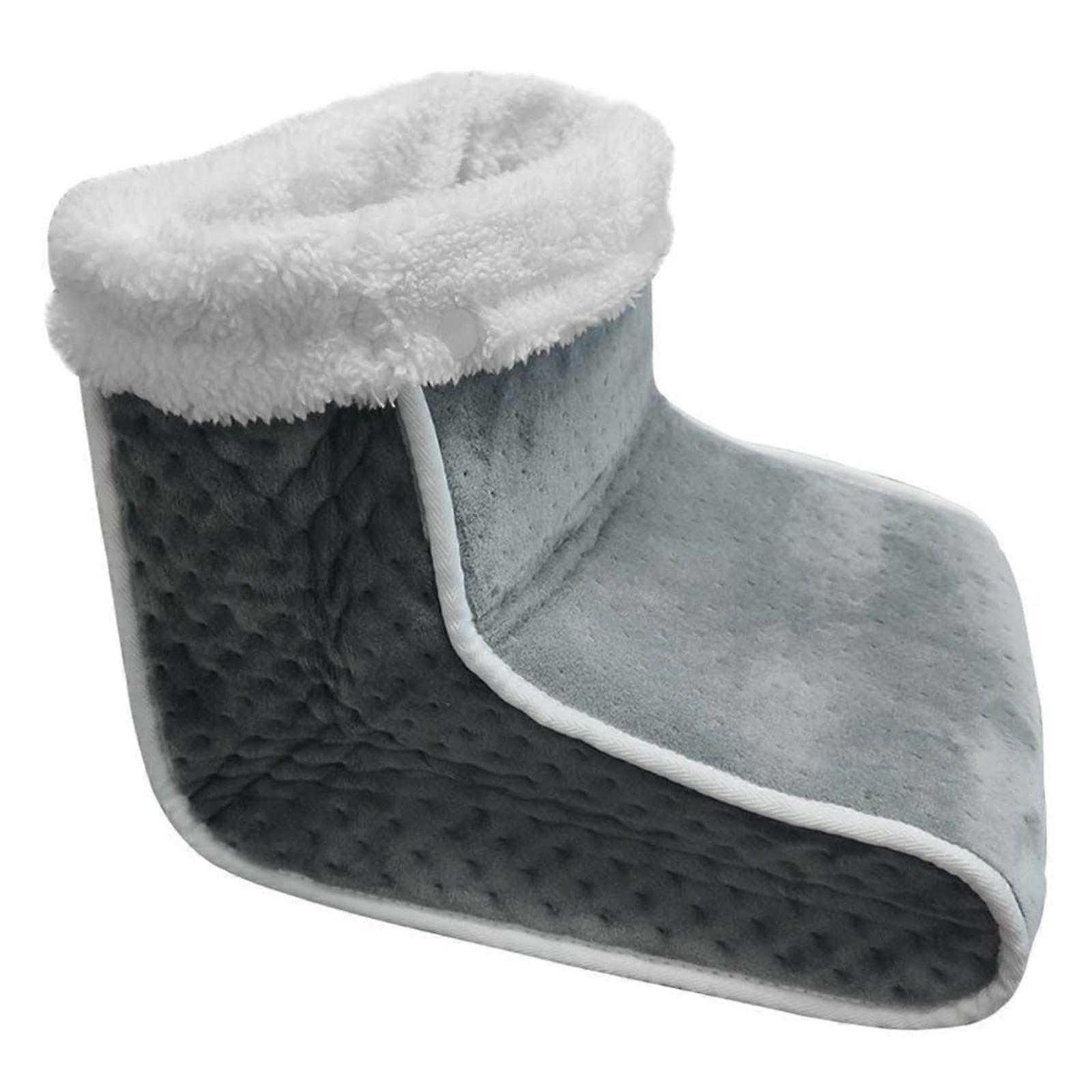 Electric Foot Warmer, Heated Foot Warmer with 6 Temperature Levels and 4 Levels Timer (Dark Grey, EU Plug) Dark Gray