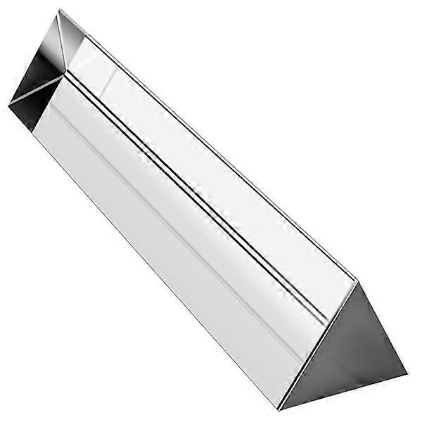 6 inch crystal optical glass triangular prism for teaching light spectrum physics and photo photography prism, 150 mm