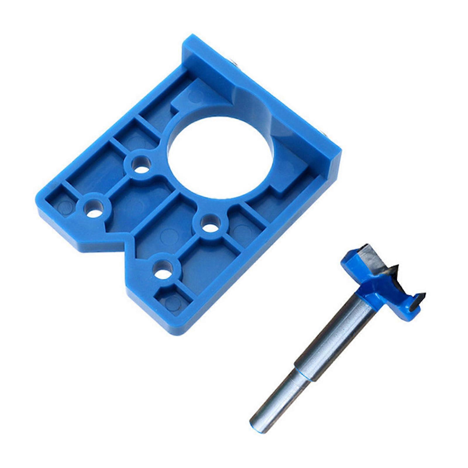 35mm Hinge Hole Template Marker Drilling Locator Tool Positioning Jigs Suitable for Quick & Precise Door Hinge Placement Multicolor