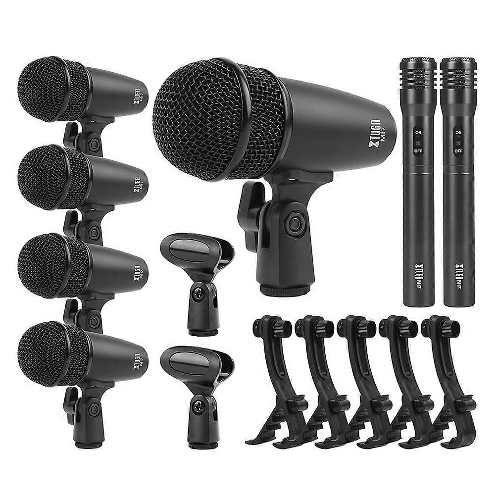 XTUGA MI7 7-Piece Wired Dynamic Drum Mic Kit