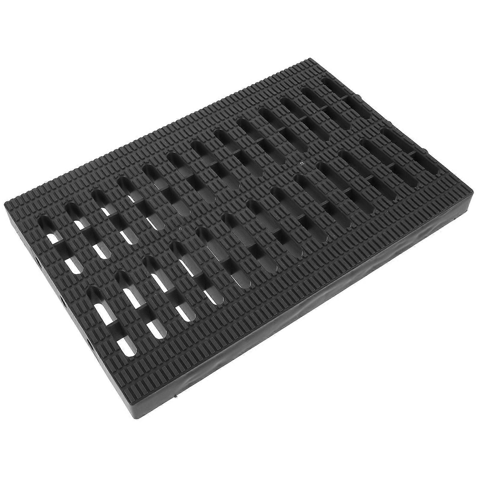 Plastic Outdoor Trench Cover Drain Grate Replaceable Kitchen Drainage Accessory Durable Efficient Ventilation Easy Manual Installation