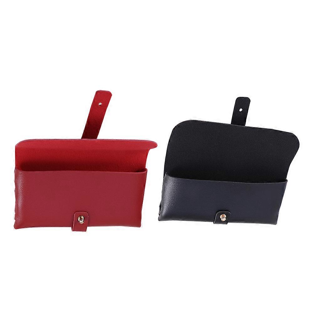 Sunglasses Case 2Pcs Assorted Color PVC Ultra-Compact for Storage Use