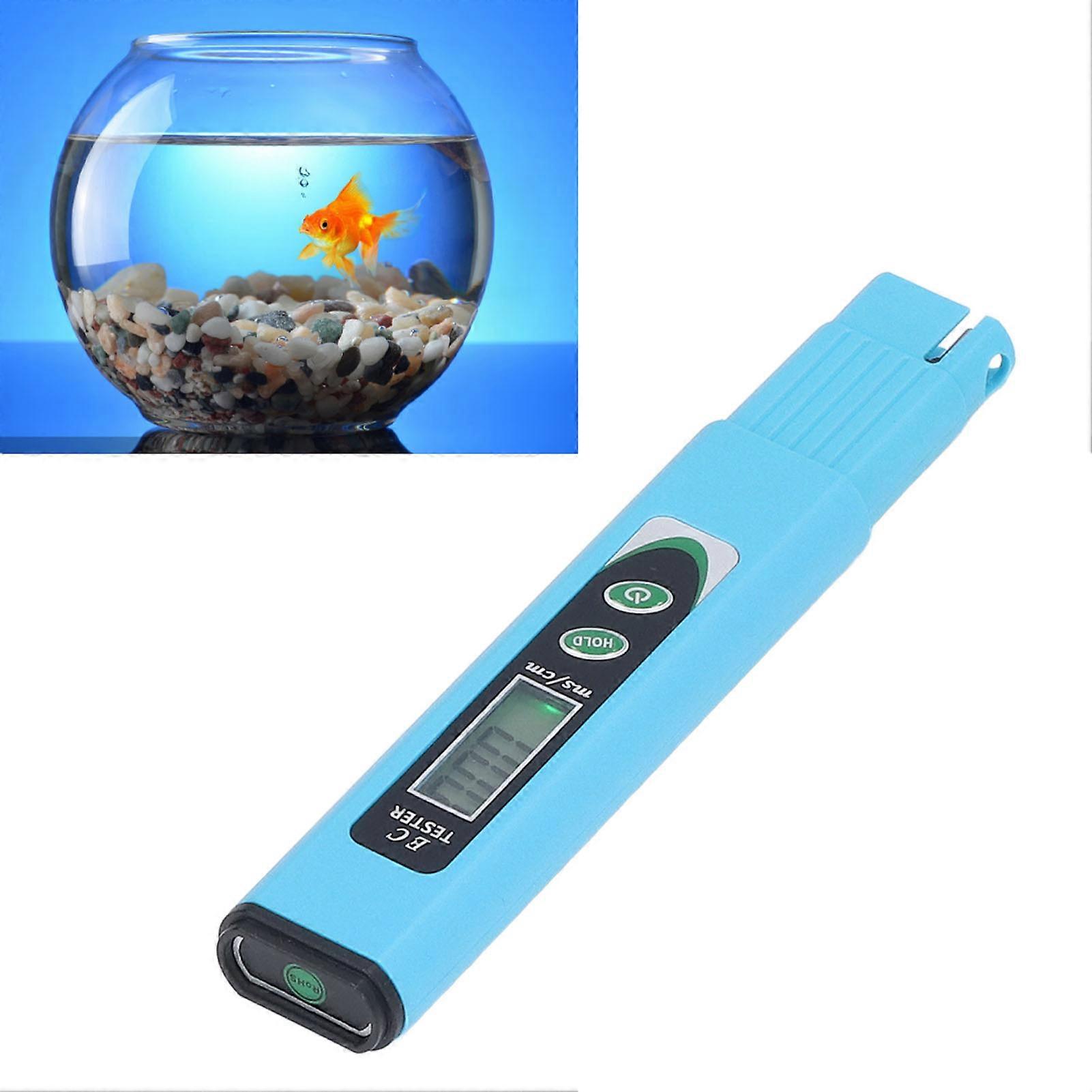 Pen Type EC Meter ABS LCD Househeld Conductivity Pen ATC Portable Water Quality Measurement Tool 