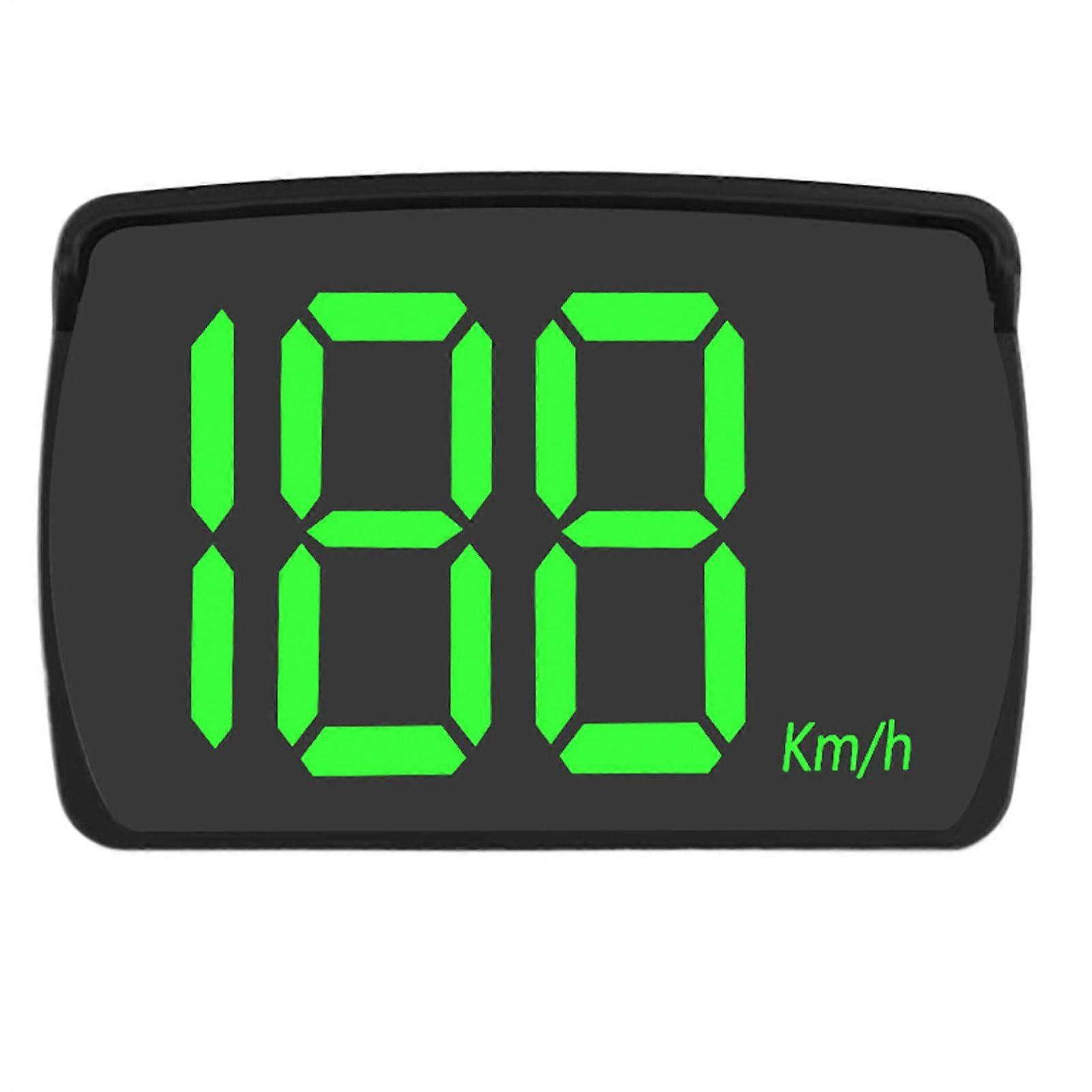 GPS Speedometer for Car HUD, Real-Time MPH/km/h Display, Multi-Functional Gauge for Trucks, Racing, Taxis, Offroad Vehicles, 3.15 x 2.13 x 1.22 Inches