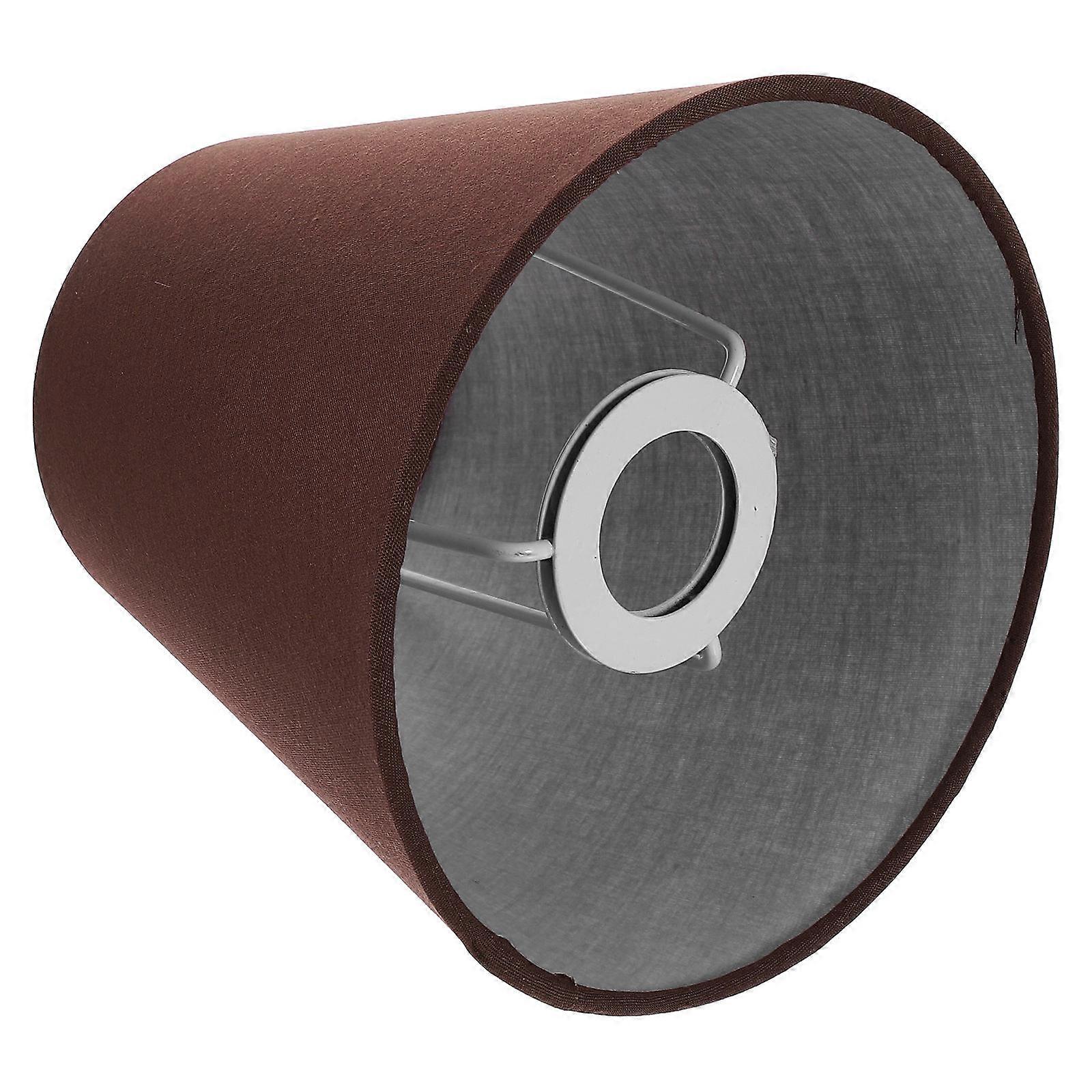 Small Table Lampshade Replacement 1 Piece Solid Color Cloth Shade for Home Hotel Use