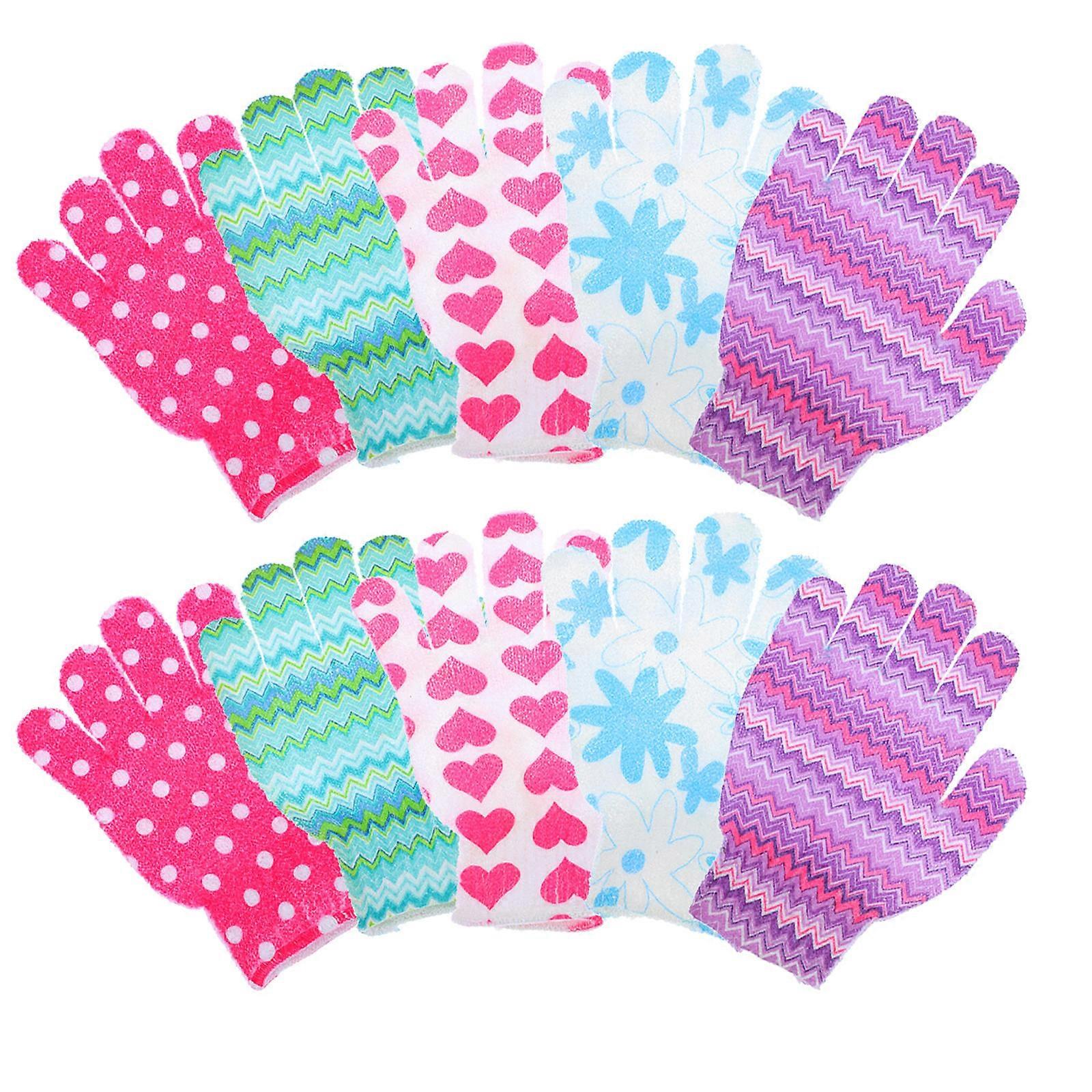 Here's a polished and professional product description for your **10pcs Bathing Back Scrubber Gloves**:
### **10pcs Bathing Back Scrubber Gloves
