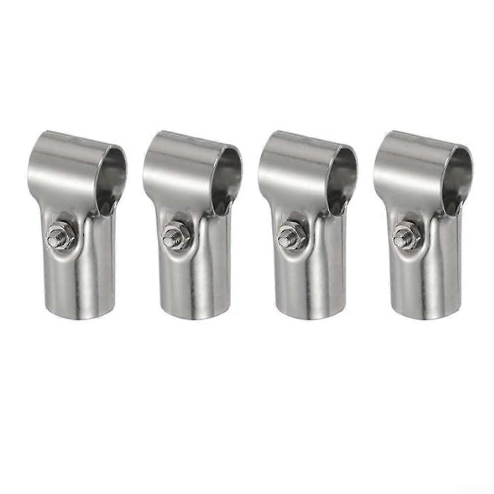 Stainless Steel T Pipe Clamp For 25mm Pipe, 4 Pack, 4X, T Joint Clamp, Robust Pipe Support