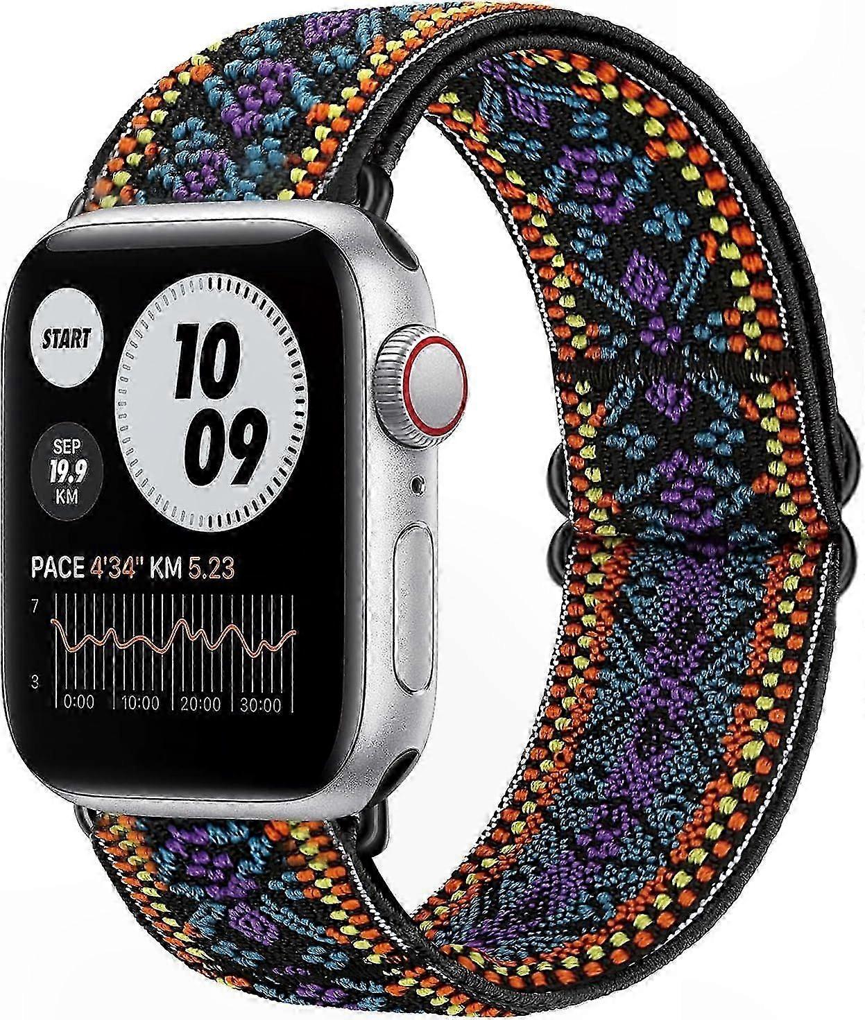 Adjustable Woven Band for 38mm Smartwatches Compatible with Multiple Models