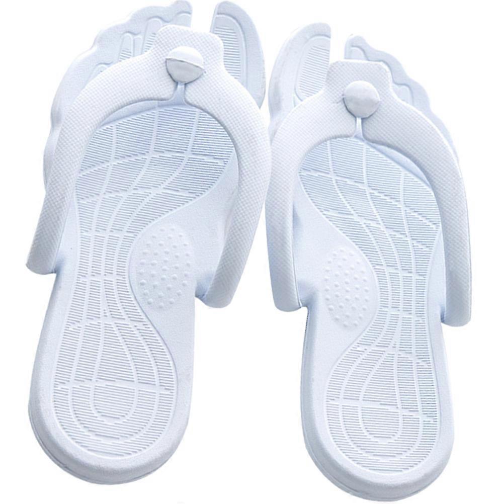 Comfortable Beach Flip-Flops For Unisex With Anti-Slip Function In Sky-Blue Color 1 Pair