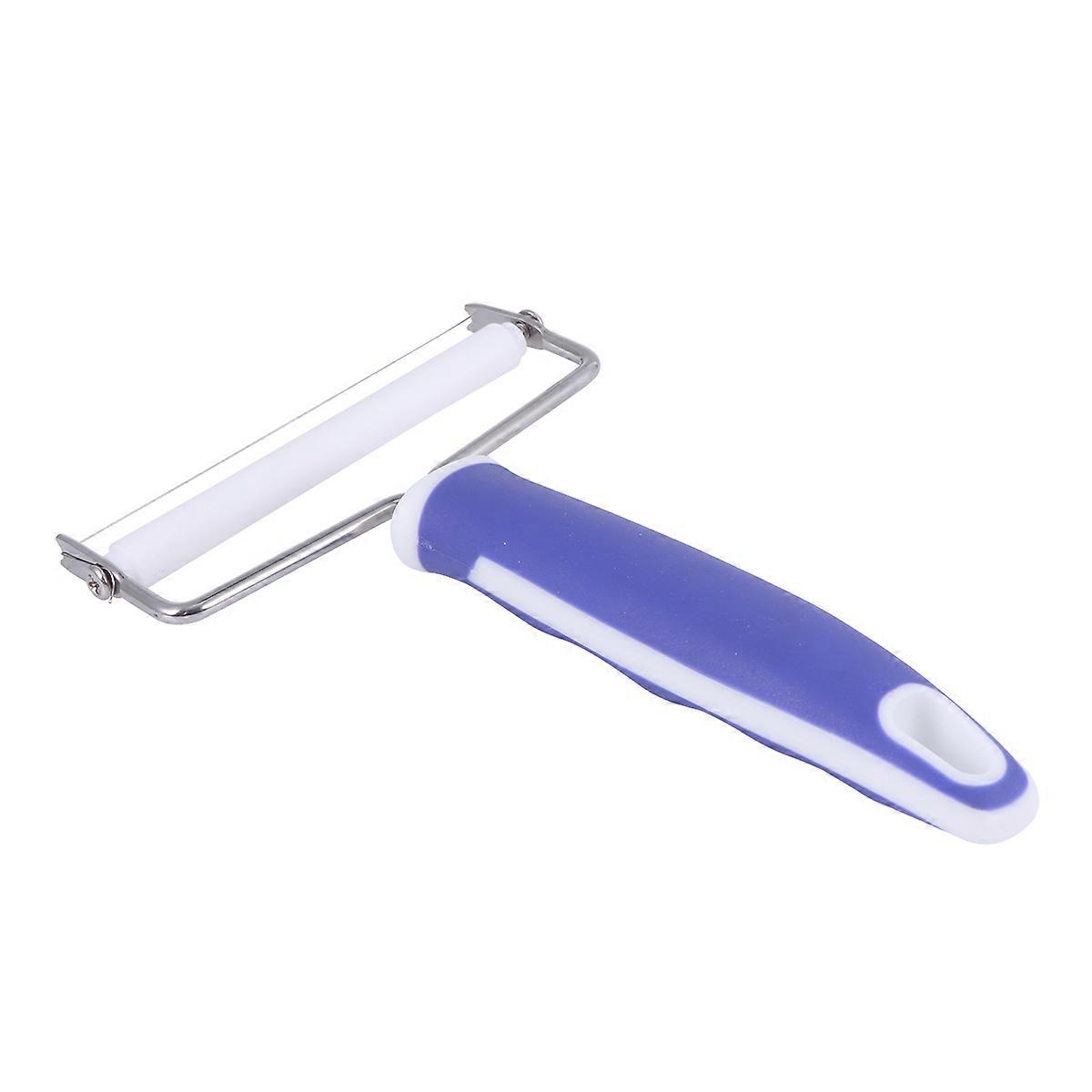 2Pcs Stainless Steel Cheese Cream Multi Purpose Kitchen Tools for Kitchen Bakery ( Handle, Blue)