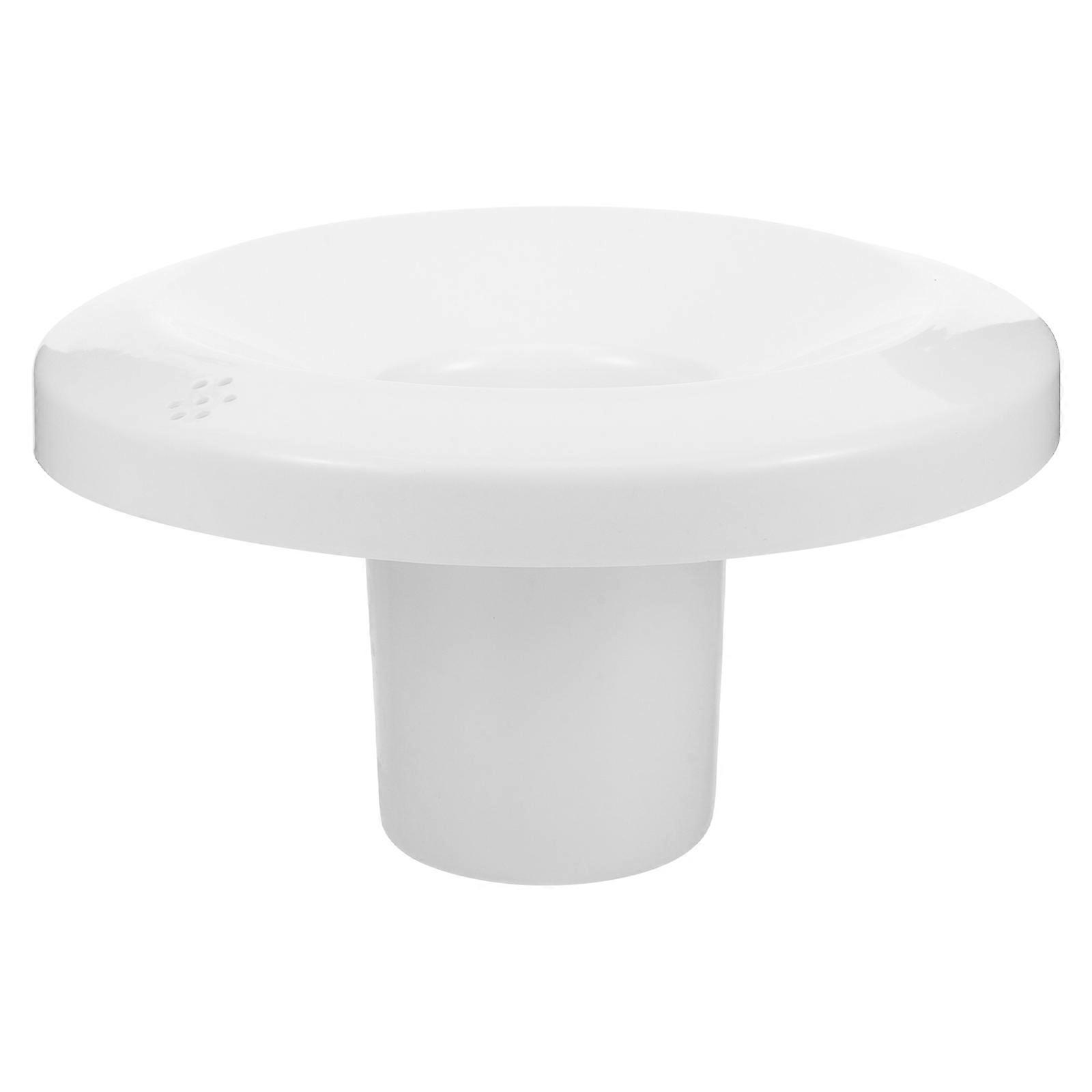 White Plastic Water Dispenser Seat and Guard for Storage Universal Design Fits Most Brands 9.5 Inches