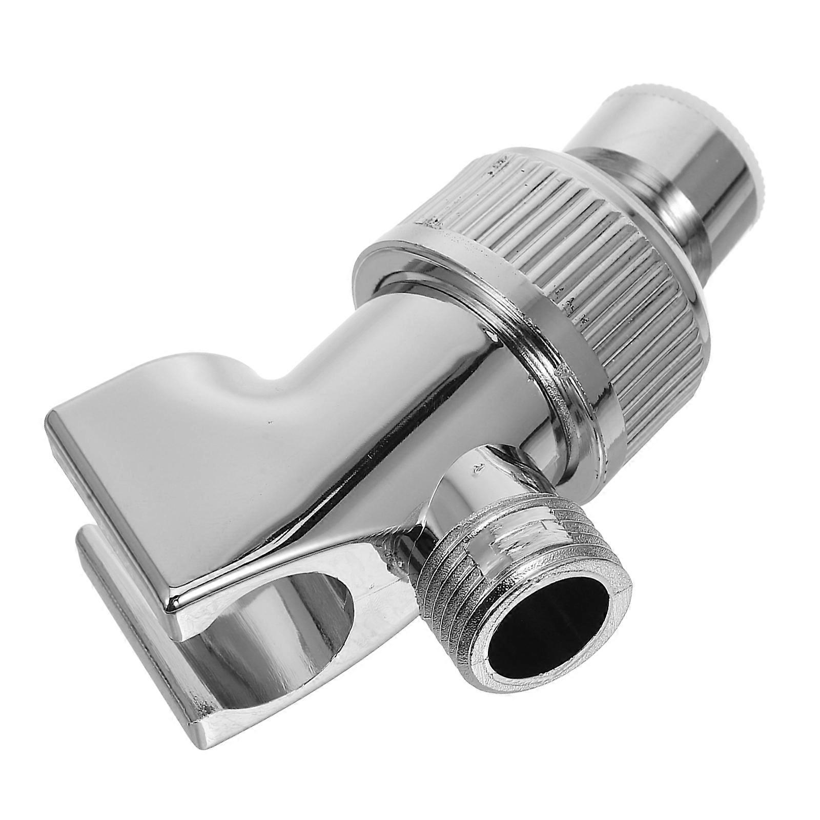 MLINS Adjustable Wall Mount Shower Holder Height Adjustable 1 Set Shower Wand Holder Shower Head Holder Removable Shower Head Bracket