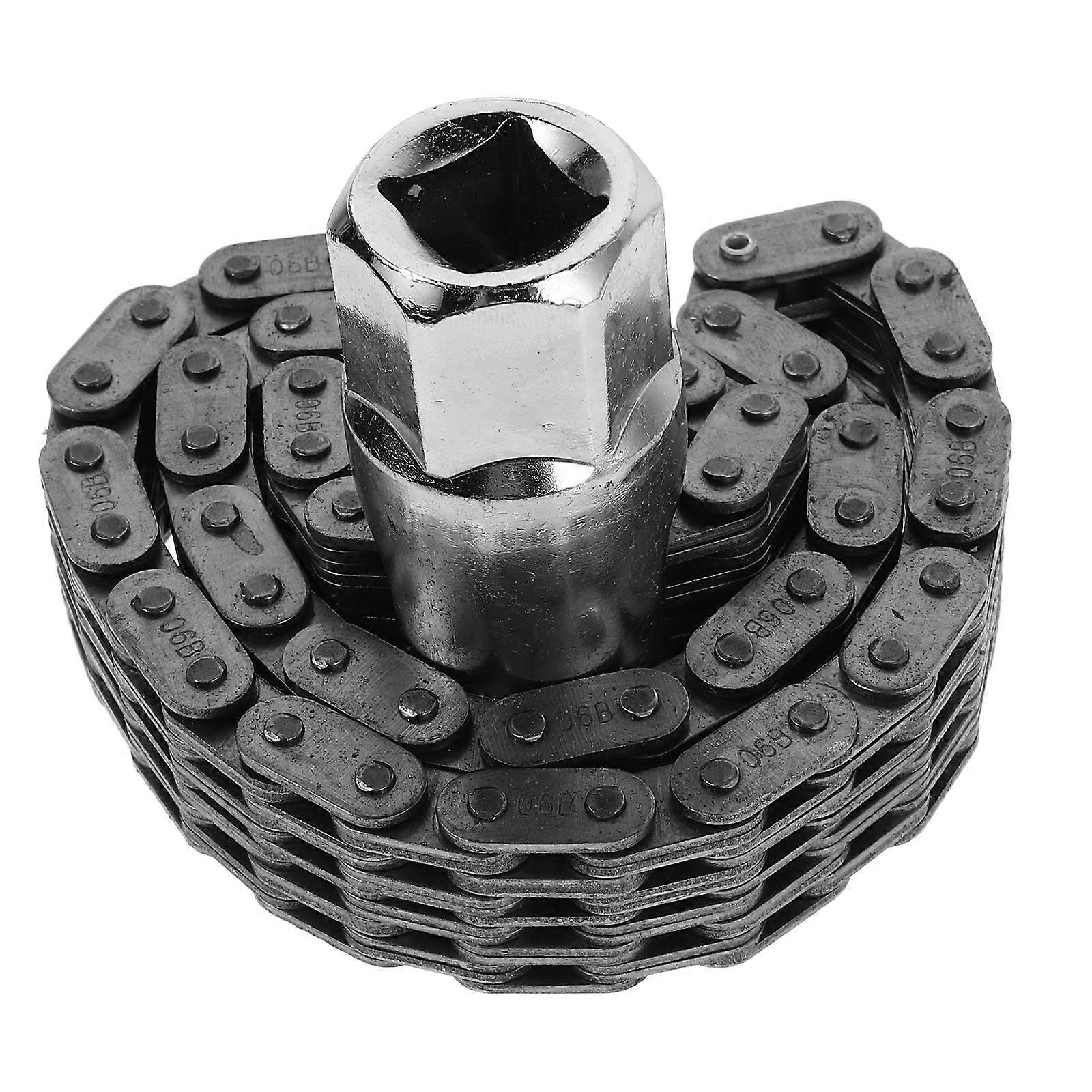 Chain Wrench 52 Section Fuel Filter Wrench Oil Filter Chain Wrench Plumbing Tool Heavy Duty Pipe Fittings Tool