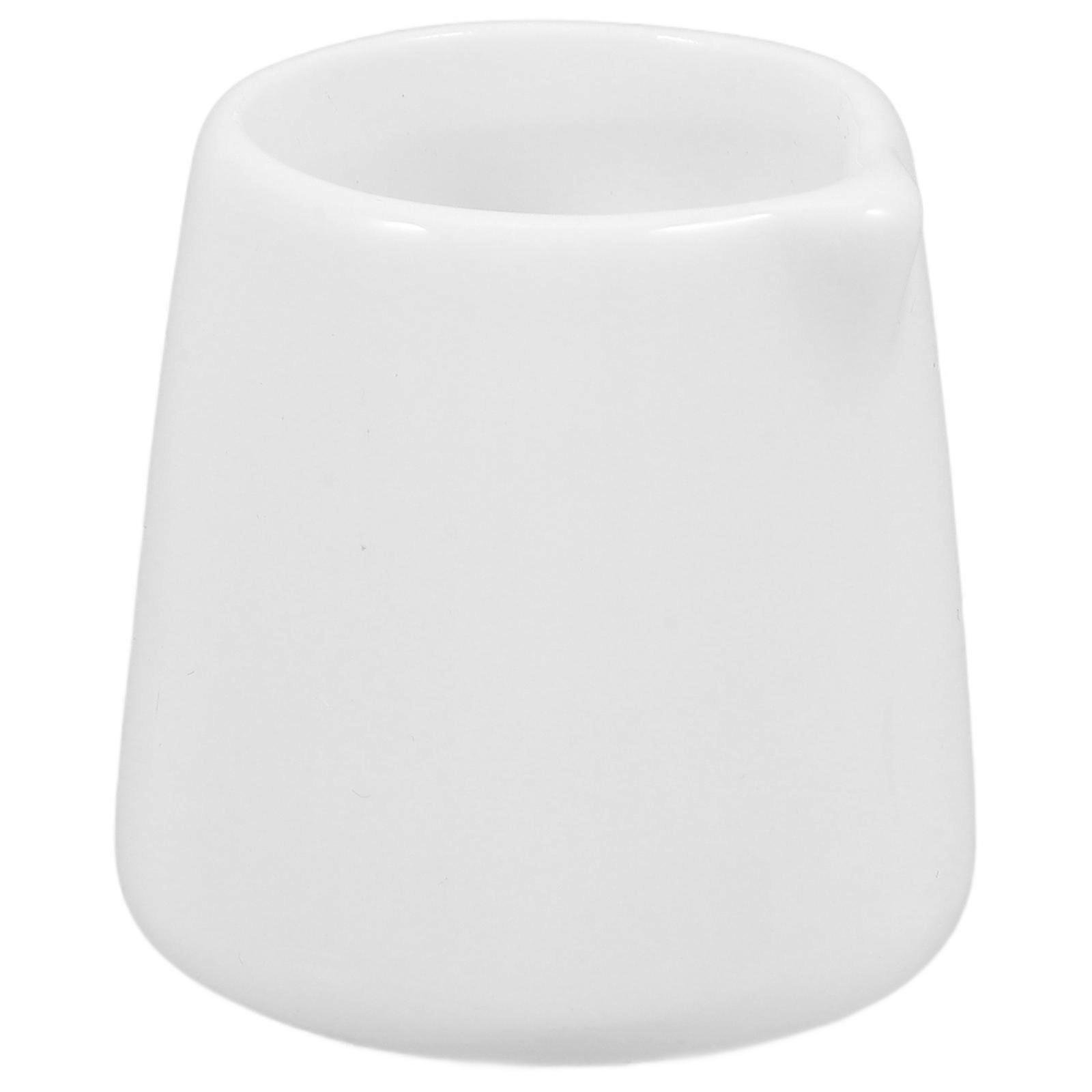 Ceramic Mini Milk Jug Stylish Small Pitcher for Syrup Dispenser Elegant Design for Home or Office Use Portable Coffee Creamer Pitcher