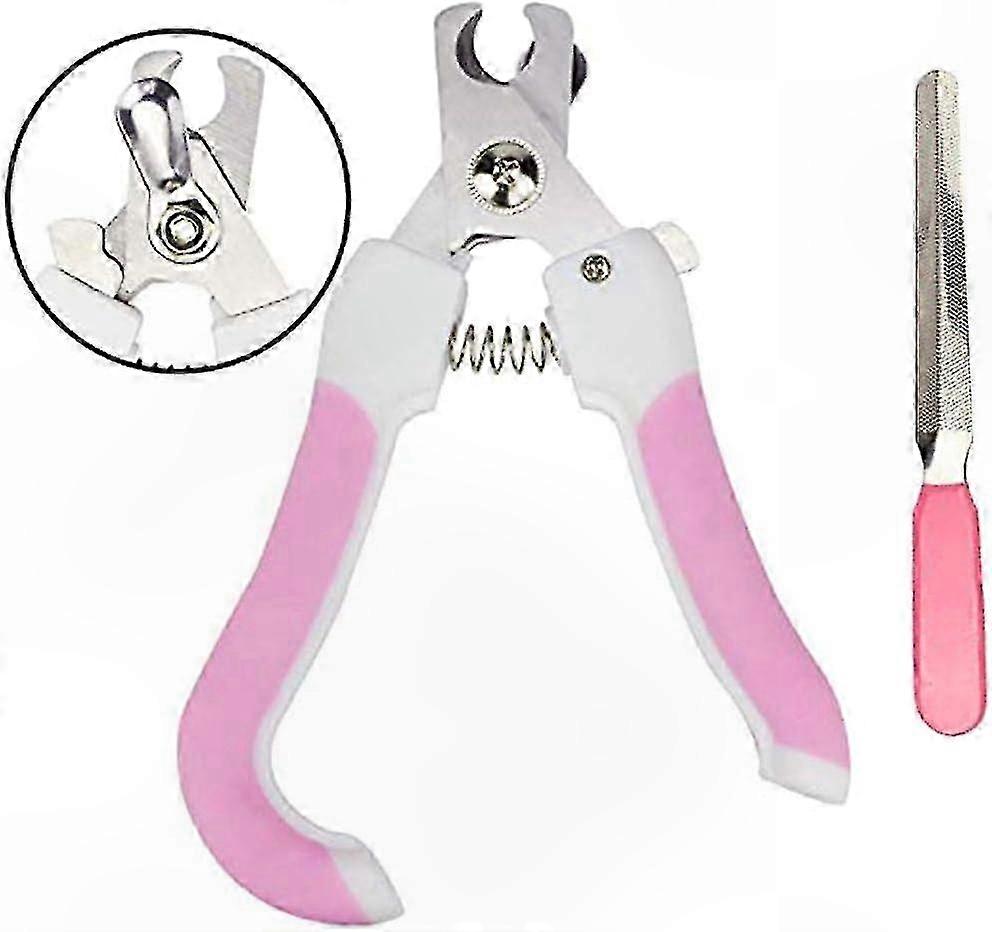 Pet Nail Clippers and Trimmer with Free Nail File, Sharp Blades for Safe Grooming