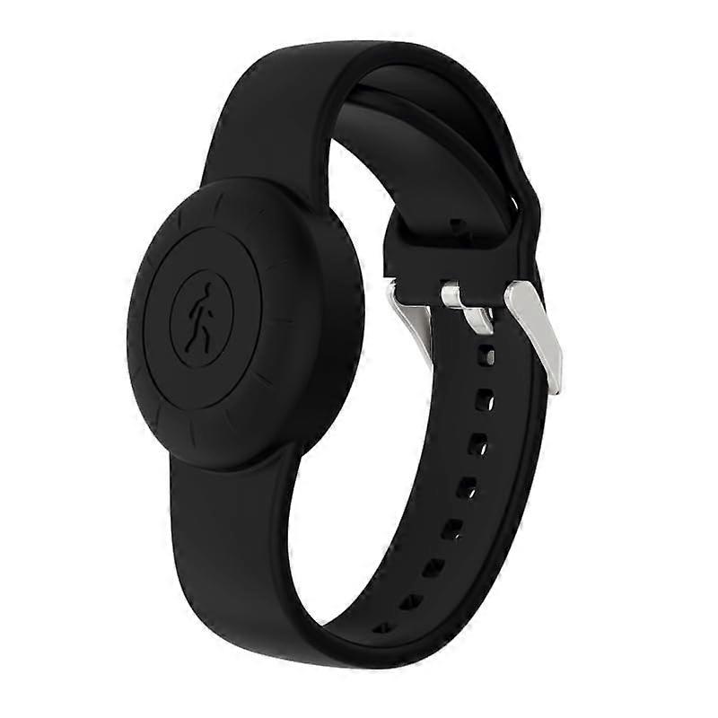 Airtag Wristband Holder for Apple Airtag, Adjustable Silicone Strap, Lightweight, Secure Holder, Compatible with Keychains