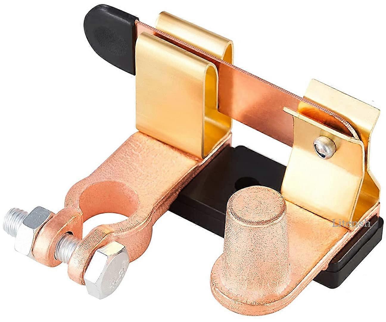 12-24 V Battery Switch Isolator Knife Switch Main Battery Disconnect Clamp Adapter for Automotive and RV Use