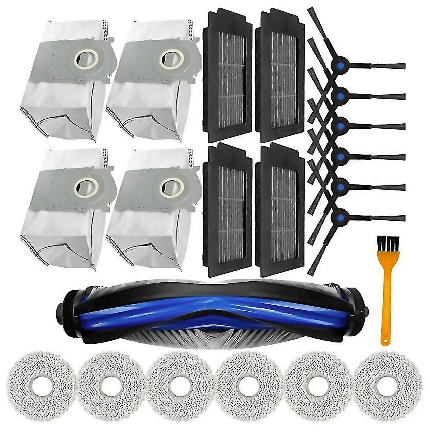 For for ecovacs deebot t50 pro robot vacuum cleaner parts main brush hepa filters side brush