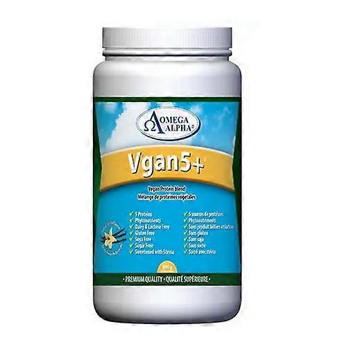 OmegaAlpha Protein Vgan5+ Vanilla, 800 Grams