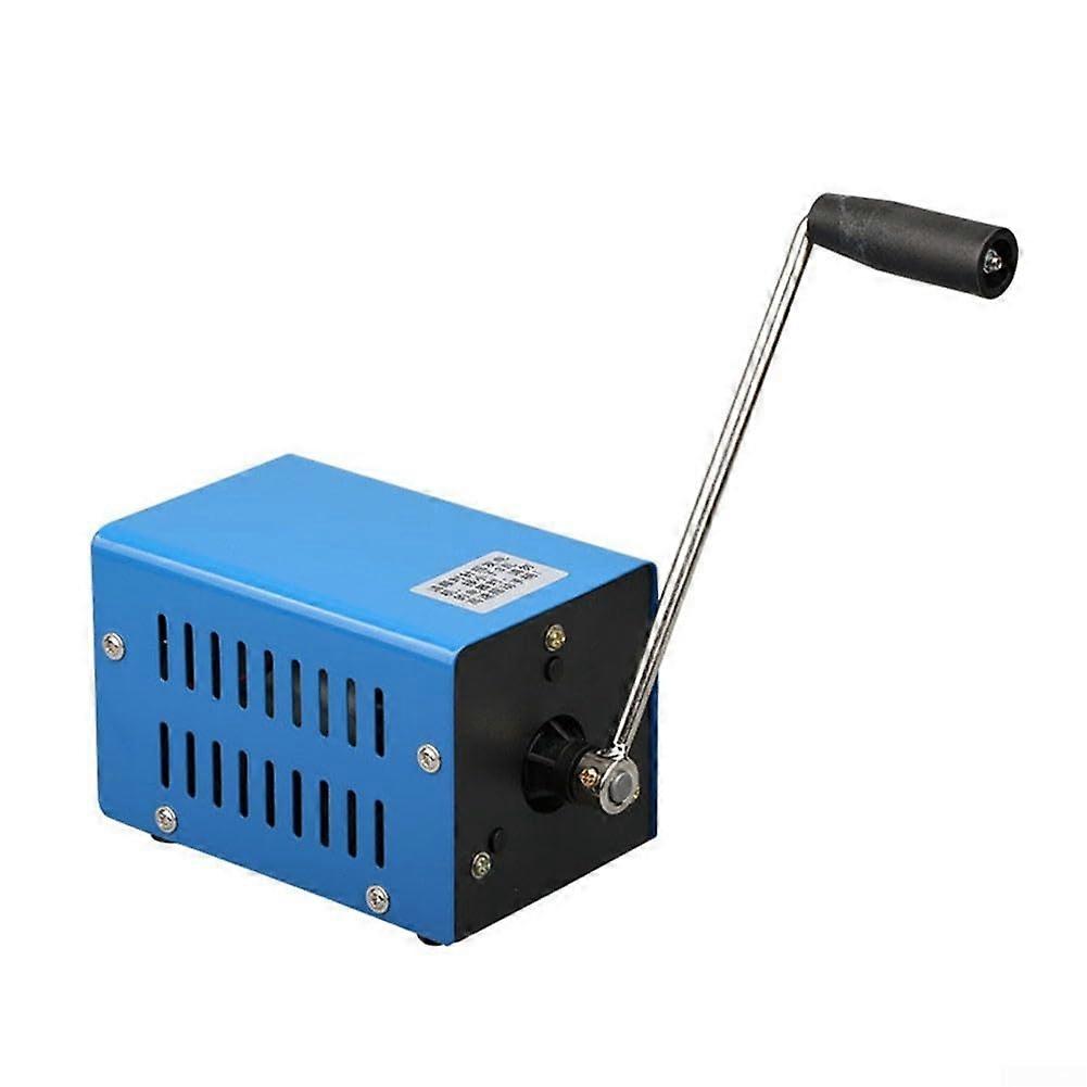 Hand crank generator for outdoor use with USB output, 20 W, portable charging solution