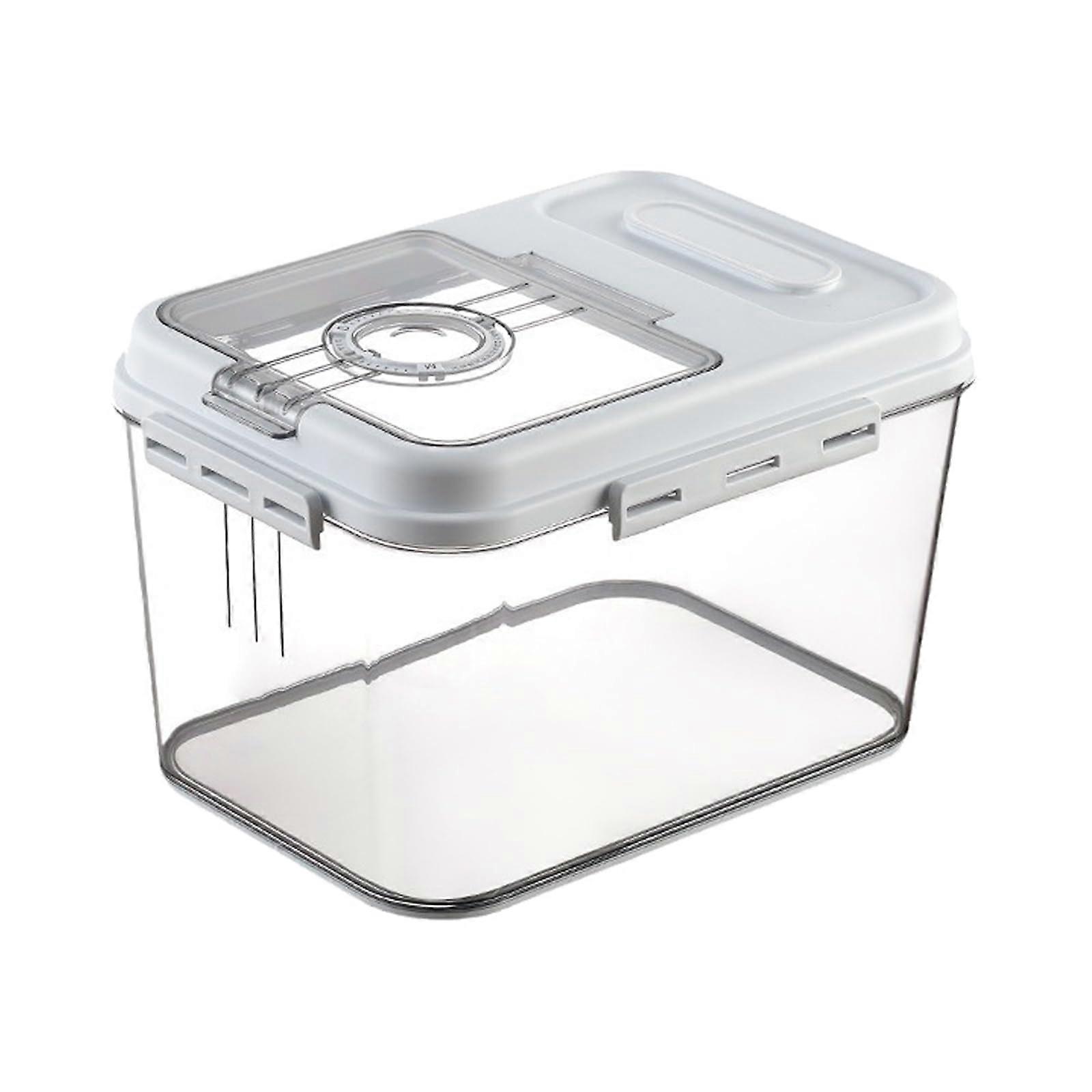 Rice Dispenser 15kg, Airtight Rice Flour Cereal Storage Container Cereal Storage Bin For Kitchen