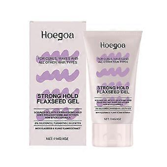 Gel coiffant aux graines de lin, Hydrater les cheveux, Boucles naturelles, Gel coiffant portable et flexible