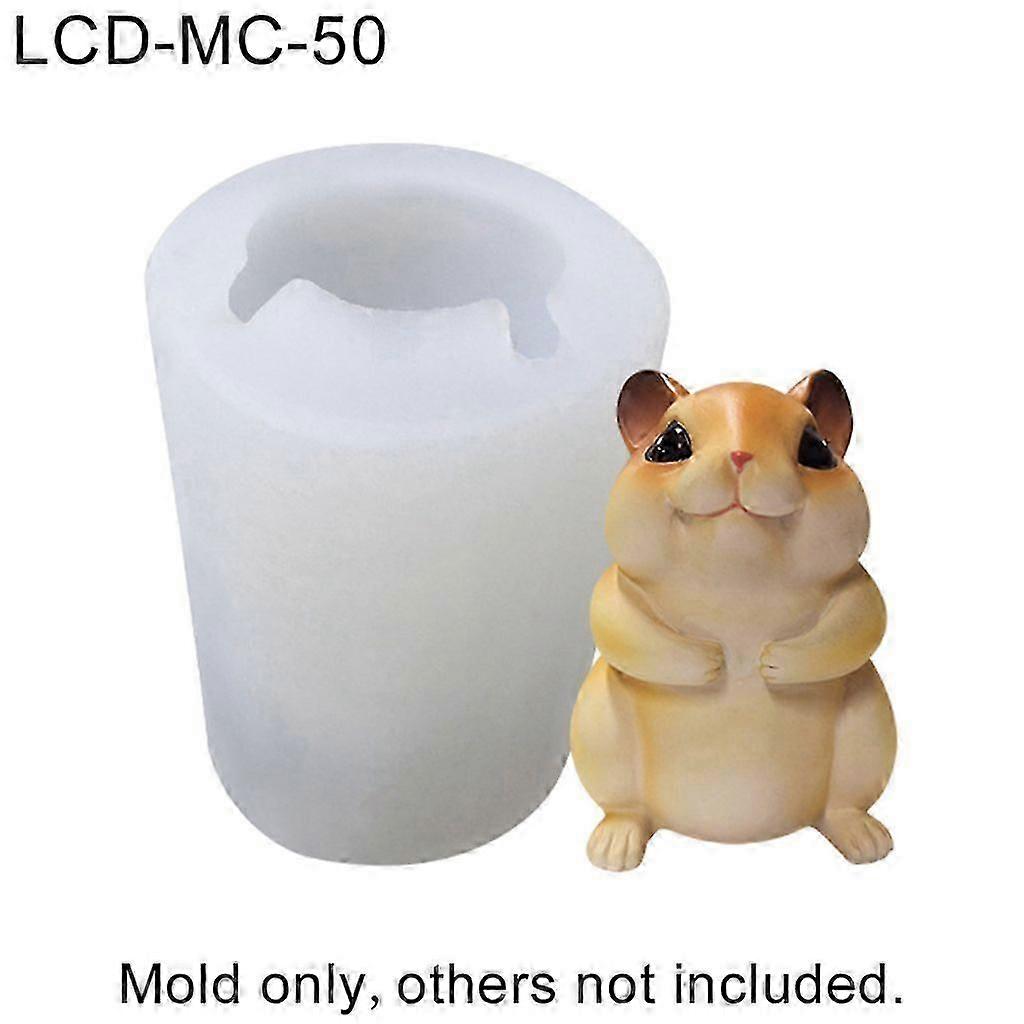 Playful cat and mouse silicone molds for chocolate, ice cream, and soap making