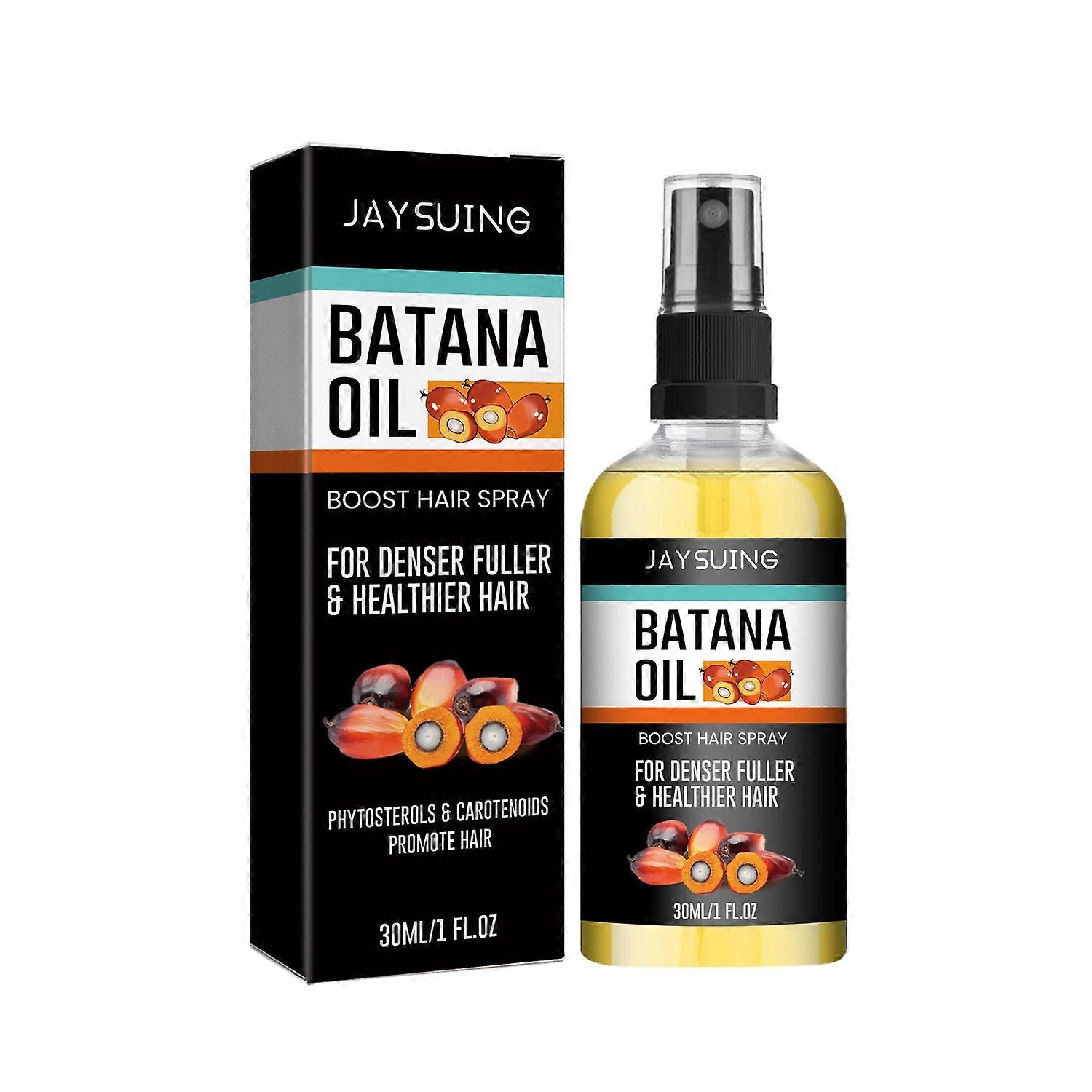 1-6x JAYSUING Batana Oil Boost Hair Spray 30ml Hair Growth Essence Spray for for Denser Fuller and