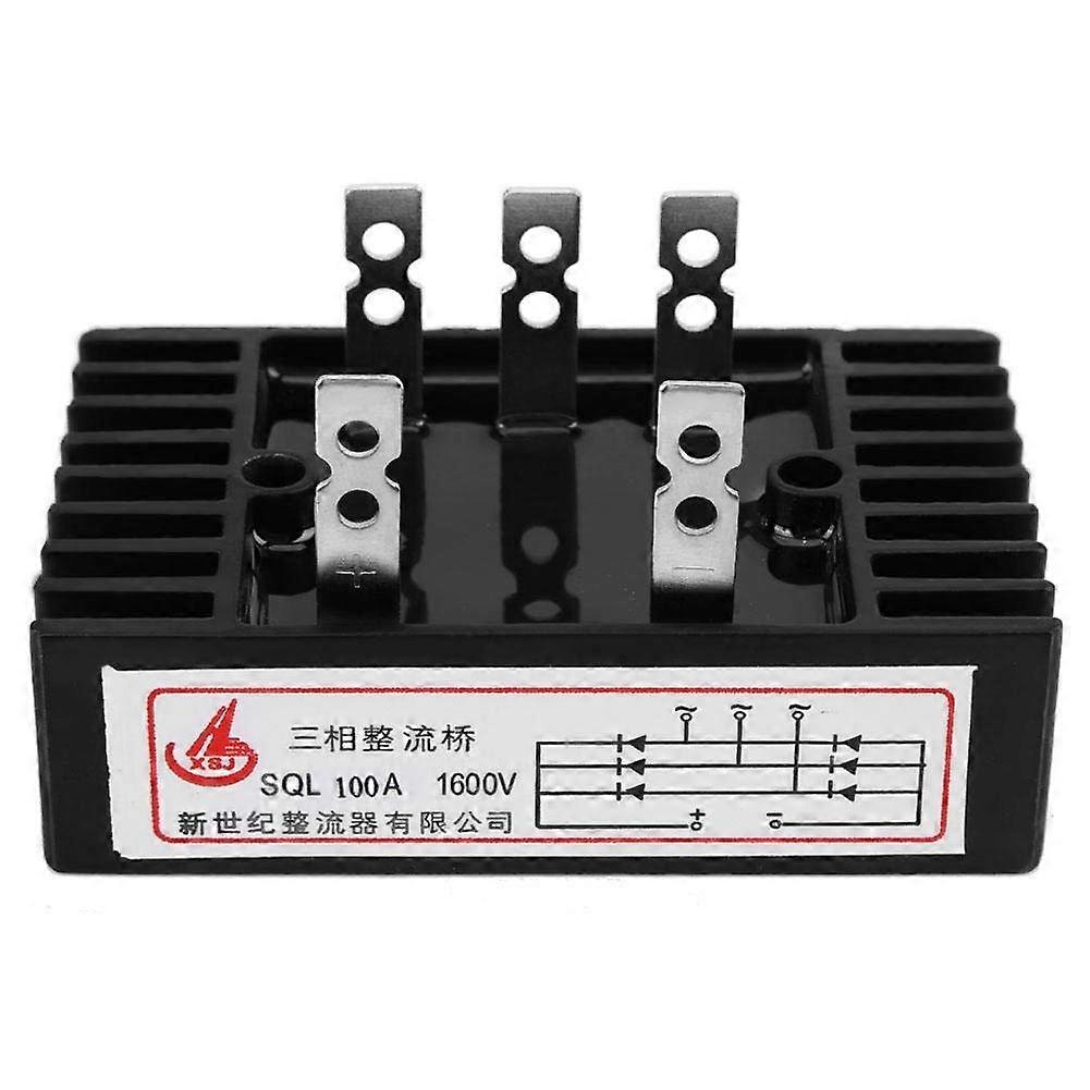 Three Phase Diode Bridge Rectifier MDS100A 100A 1600V Power Silicon Diode Black