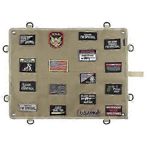 KOSIBATE CL-126 Hook and Loop Fastener Badge Storage Board with Hook