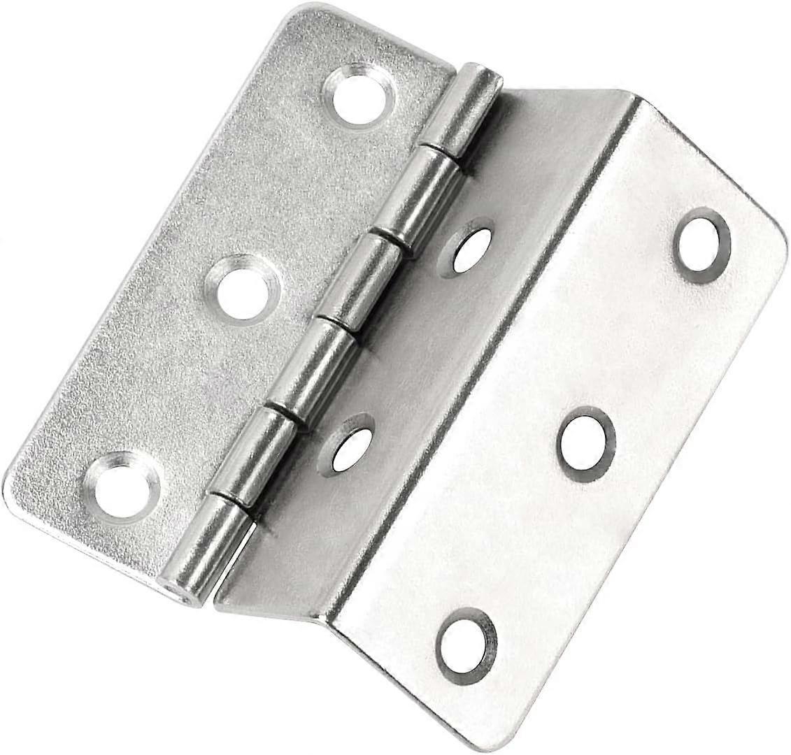 10 Pack 2" Chest Hinges - Nickel, Swing Clear, Expandable Cabinet Door Hinges