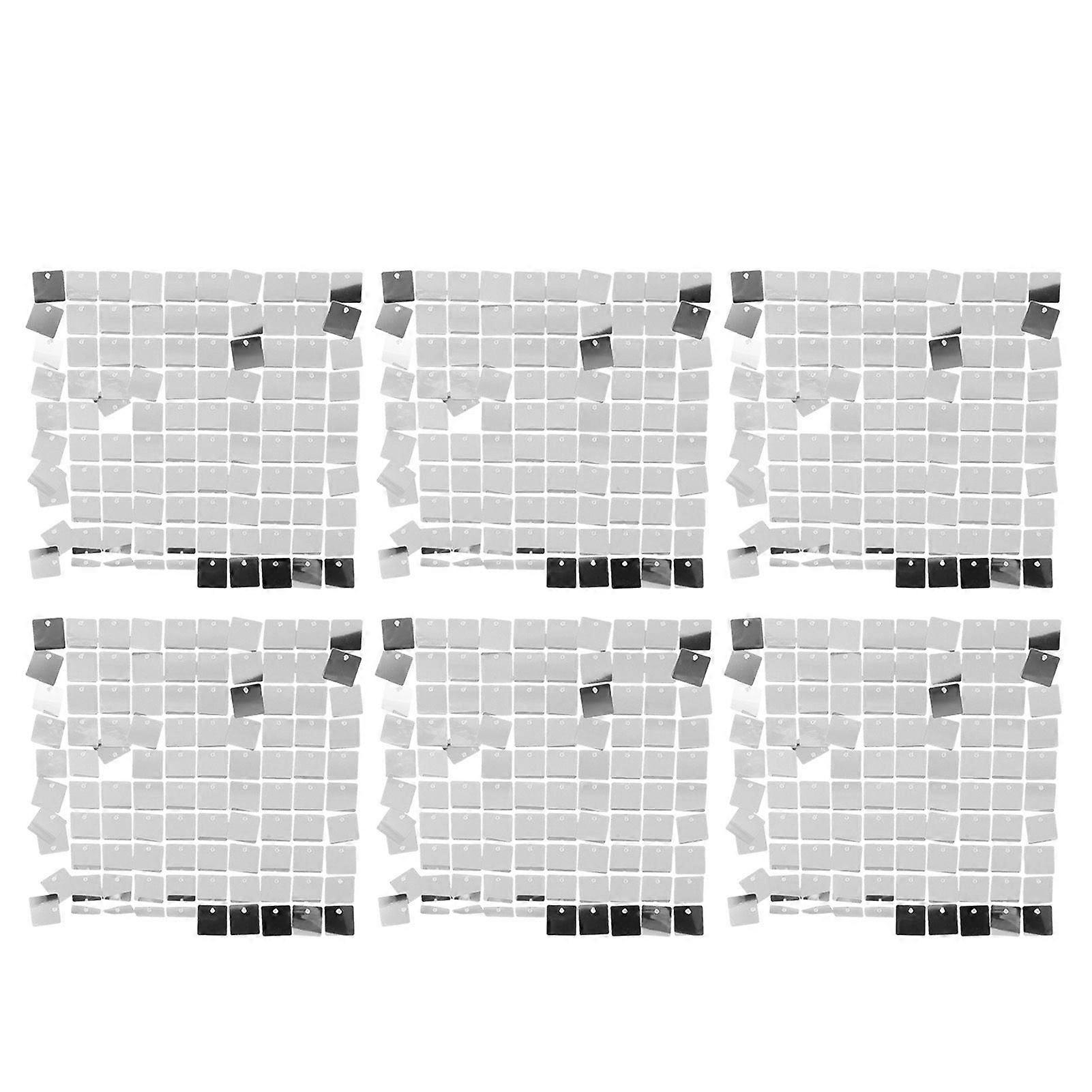 6 قطع خلفية الجدار لامعة الترتر لوحات الحائط بريق لوحات الديكور التصوير الفوتوغرافي الدعائم للخطوبة عيد ميلاد الذكرى السنوية الفضية