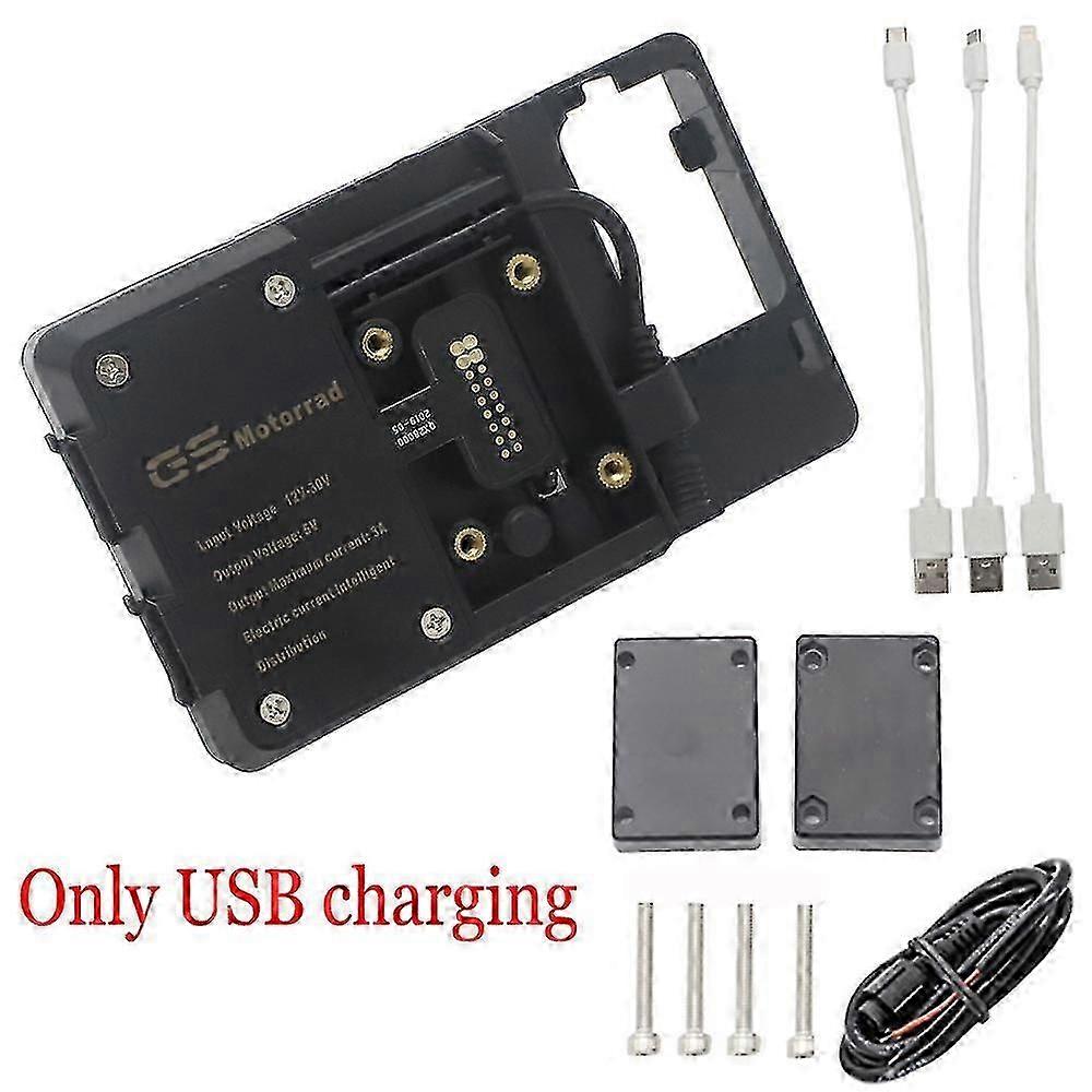 Motorcycle Accessories Phone GPS Navigation Bracket Holder USB Charging for Kawasaki Versys 1000 2019 2020