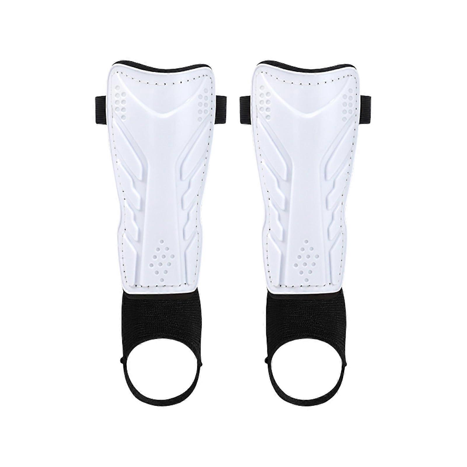 Shin Guards 1 Pair Small Soccer Football Shin Pads For Youth, White, Youth Model, Protective Equipment