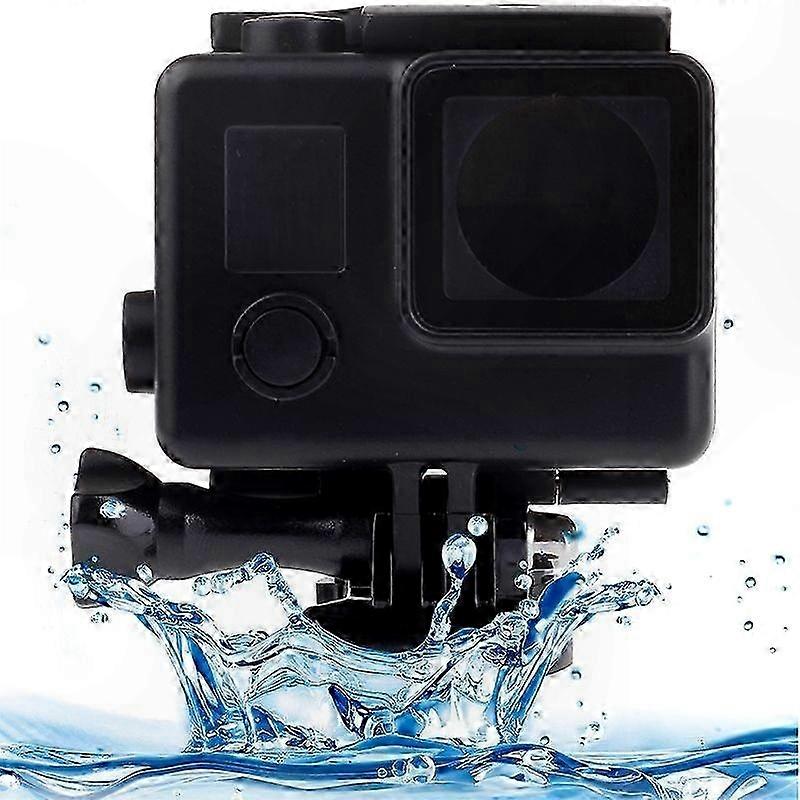 Waterproof Protective Case for Action Camera, Durable Design in Black
