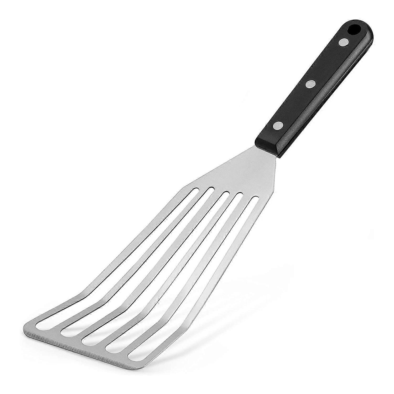 12.4Inch Fish Spatula- Slotted Fish Spatula with Sloped Head Design - Durable and Lightweight Thin